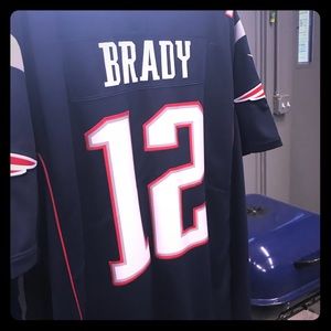 BRADY “12” Football Jersey Patriots